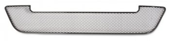 Сетка в воздухозаборник бампера Arbori (10 мм) Лада (ваз) Ларгус (Largus) (2012-2021) дорестайлинг R90  (Черная)