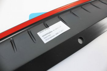 499 р. Защитная накладка заднего бампера Тюн-Авто  Лада Веста  2180 седан (2015-2023). Увеличить фотографию 2
