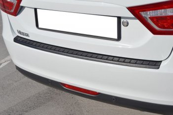 499 р. Защитная накладка заднего бампера Тюн-Авто  Лада Веста  2180 седан (2015-2023). Увеличить фотографию 4
